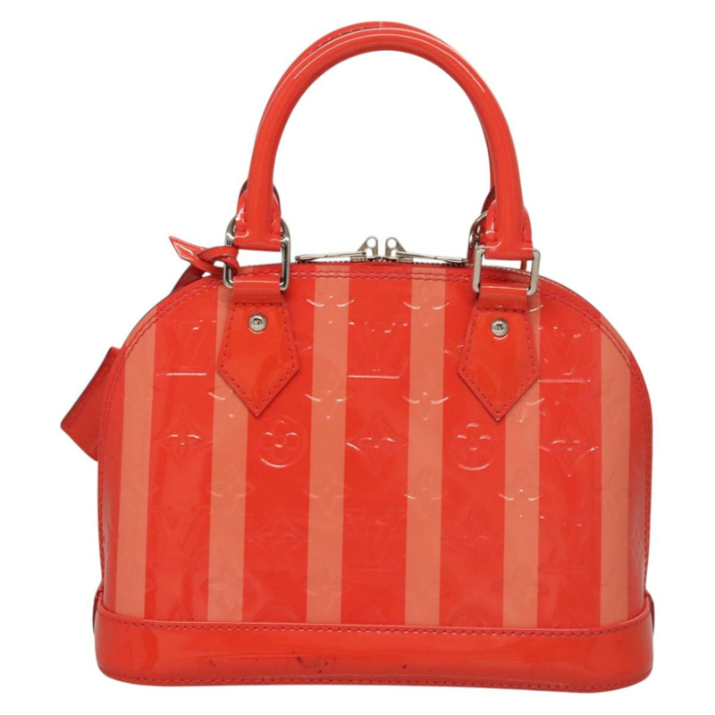 【日本直送】路易威登 Vernis Rayure Alma BB 手袋 2way Rose rich LV 正品 117988-1