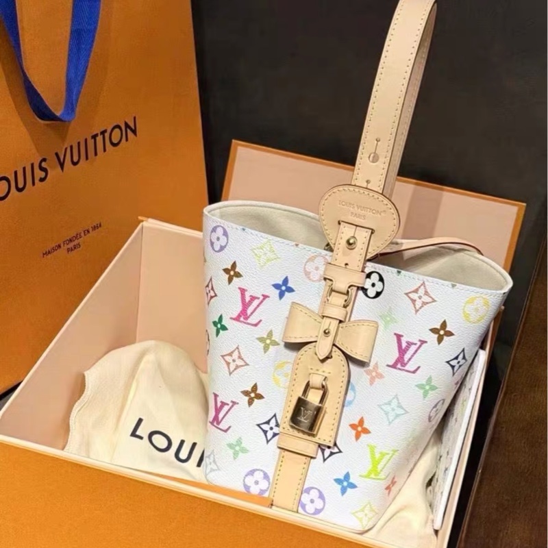 Lv村上隆白三彩all in bb水桶-0