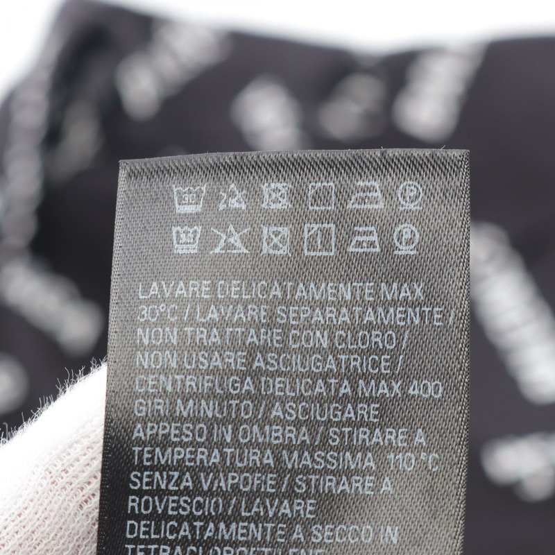 BALENCIAGA 全印花襯衫 662983TPLA4107038 純棉 黑色 全新 男款 38 碼-4