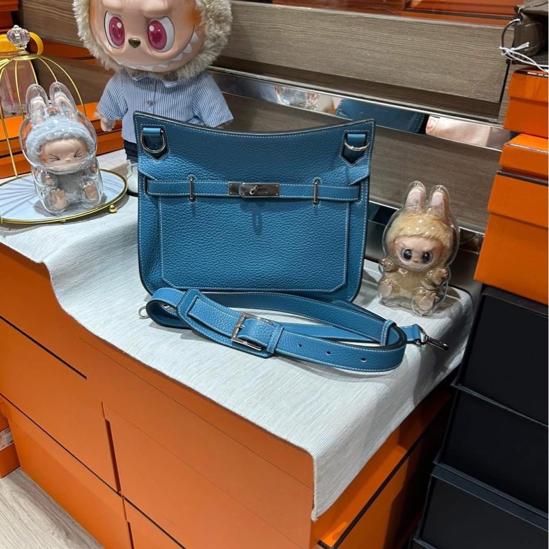 Hermes JYPSIERE 28,牛仔藍,STAMP R-0