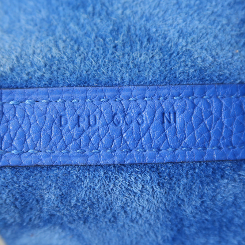 HERMES Clemence皮革Picotin MM銀扣手挽袋-12