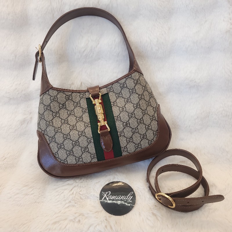 Gucci Jackie 1961 手提包/肩背包 近全新-0