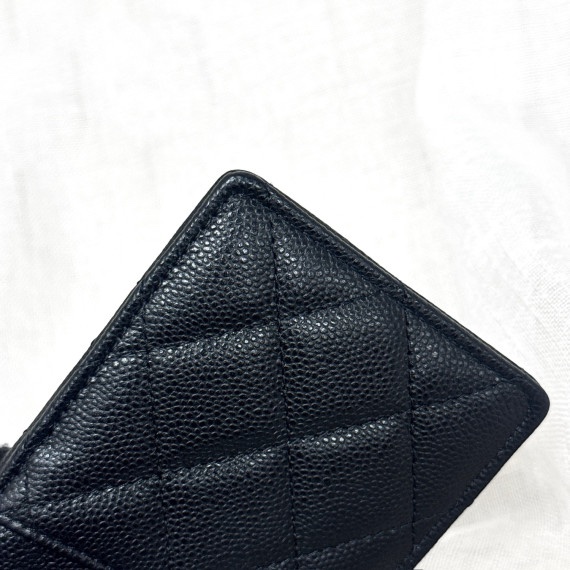 Chanel 金扣卡包-8