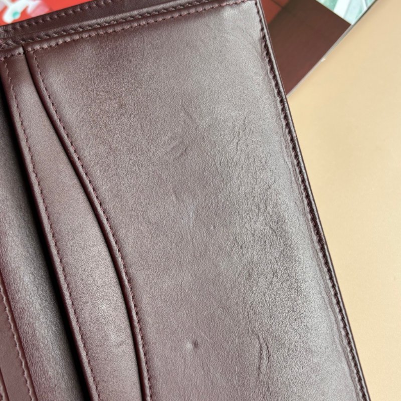 ::CHANEL:: 黑色荔枝皮革 銀雙C 對開多卡長夾-12