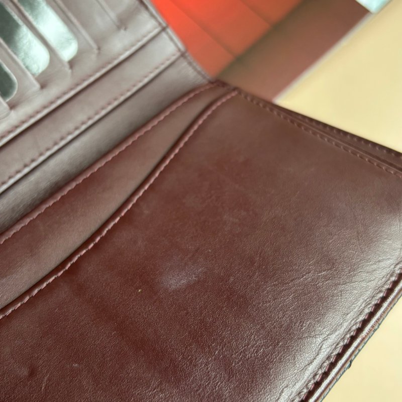 ::CHANEL:: 黑色荔枝皮革 銀雙C 對開多卡長夾-20