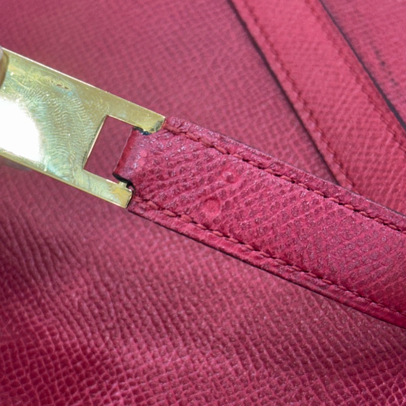 Hermès 紅色手提公事包-22