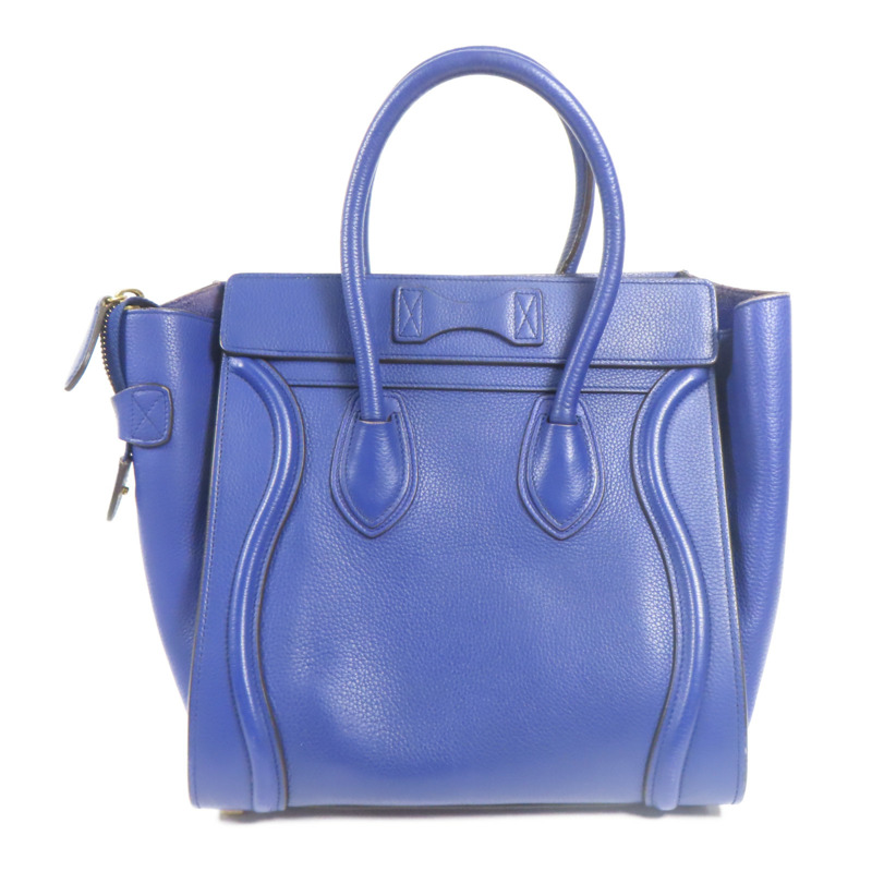 CELINE 牛皮皮革Micro Luggage金扣肩背袋-1