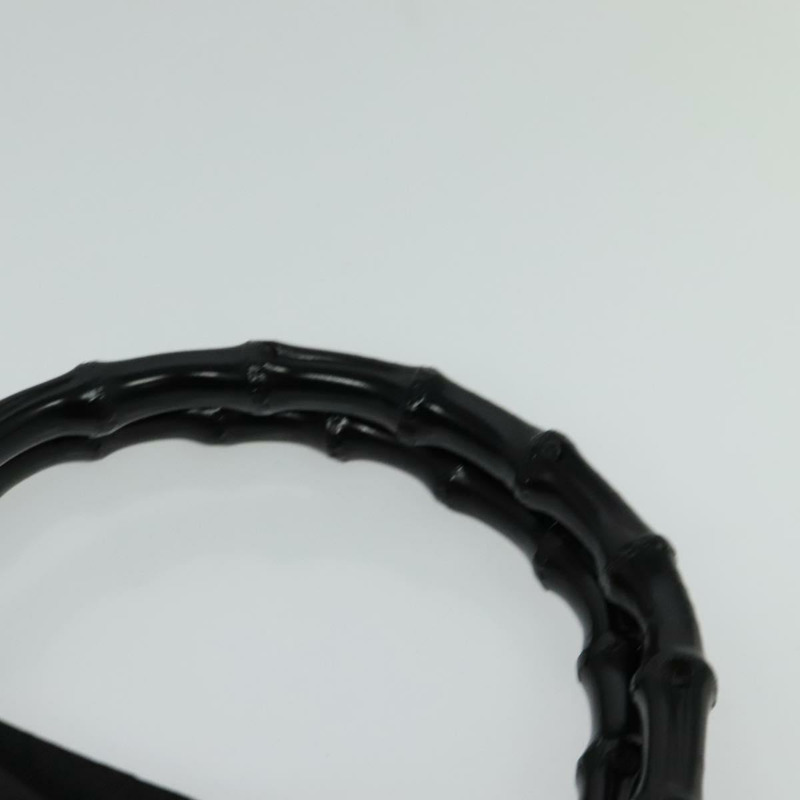 【日本直送】GUCCI 竹節 GG 帆布手提包 尼龍 黑色 銀色 正品 124205-7
