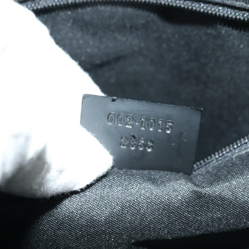 【日本直送】GUCCI 竹節 GG 帆布手提包 尼龍 黑色 銀色 正品 124205-11