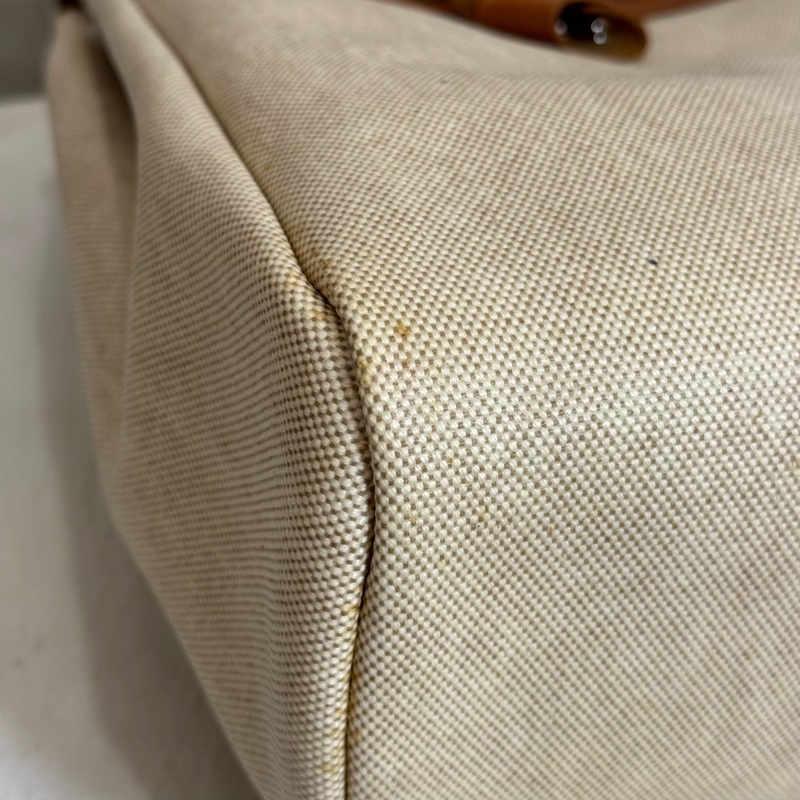 Hermès 帆布焦糖雙肩包-10