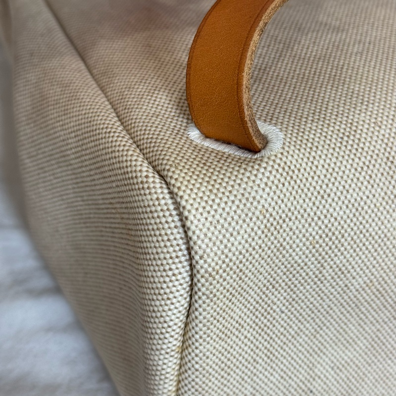 Hermès 帆布焦糖雙肩包-12