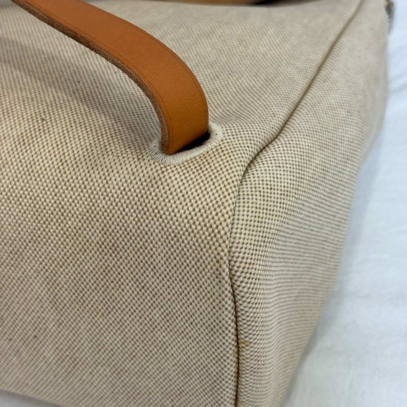 Hermès 帆布焦糖雙肩包-13