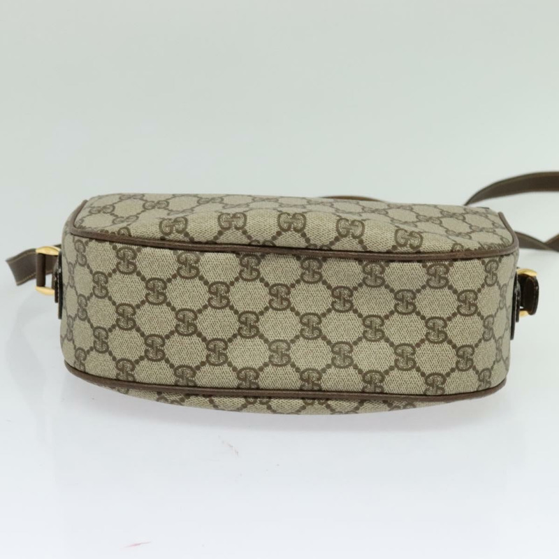 【日本直送】GUCCI GG Supreme 織帶雪莉線包 PVC 米金色 001 58 0918 正品 BD1998-4