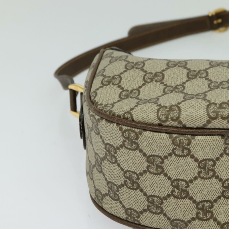 【日本直送】GUCCI GG Supreme 織帶雪莉線包 PVC 米金色 001 58 0918 正品 BD1998-8