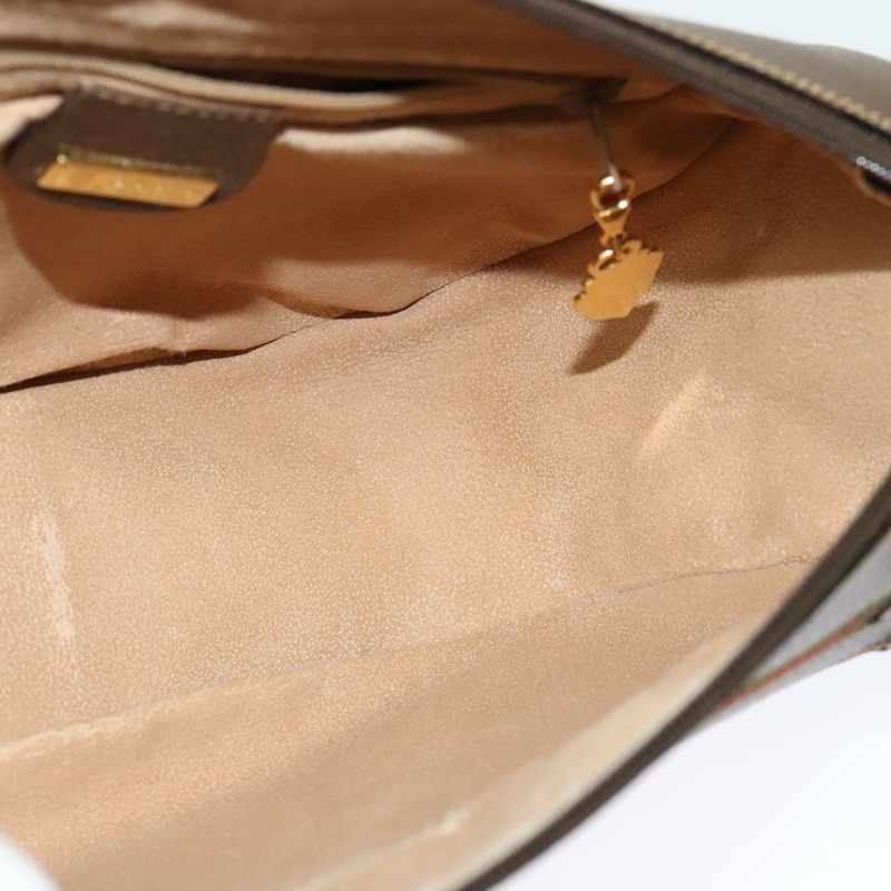 【日本直送】GUCCI GG Supreme 織帶雪莉線包 PVC 米金色 001 58 0918 正品 BD1998-18