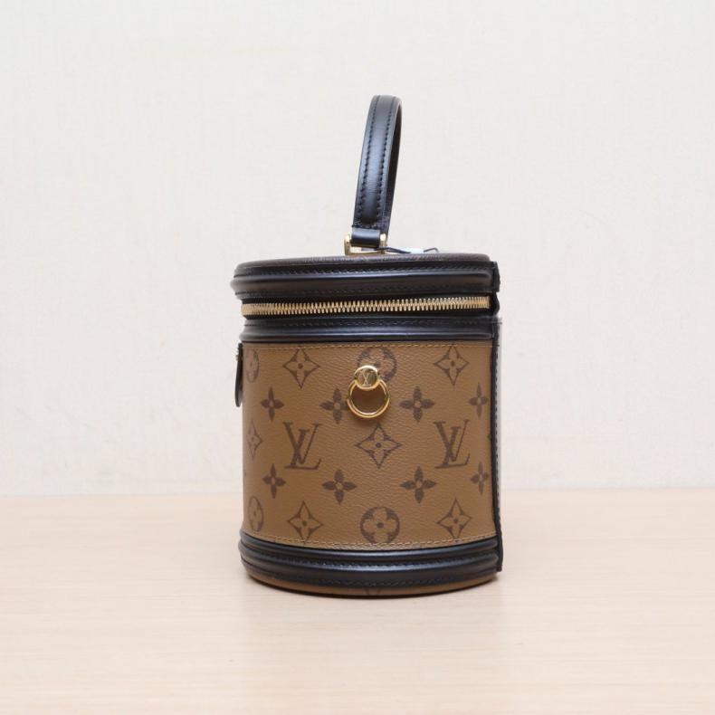 LOUIS VUITTON(路易威登) CANNES 圓桶包 拼色 PVC 晶片 2020 老花-1