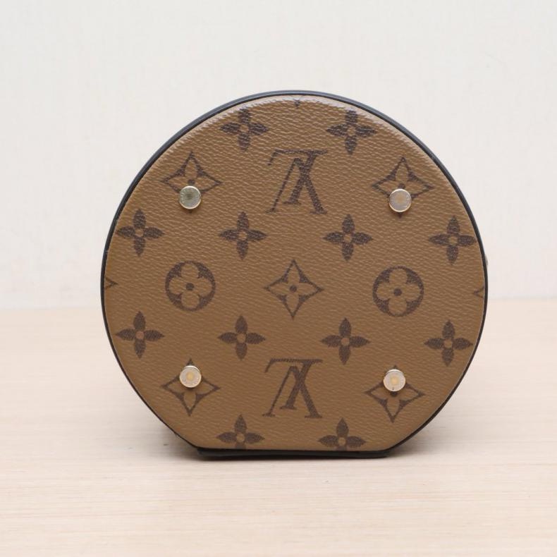 LOUIS VUITTON(路易威登) CANNES 圓桶包 拼色 PVC 晶片 2020 老花-3