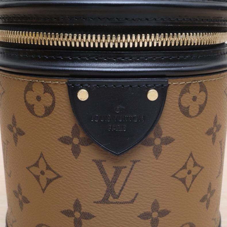 LOUIS VUITTON(路易威登) CANNES 圓桶包 拼色 PVC 晶片 2020 老花-5