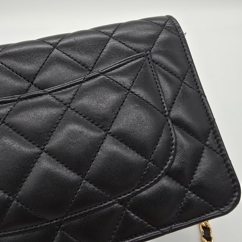 【經超級典】CHANEL WOC 牛皮 黑色 鏈條包-15