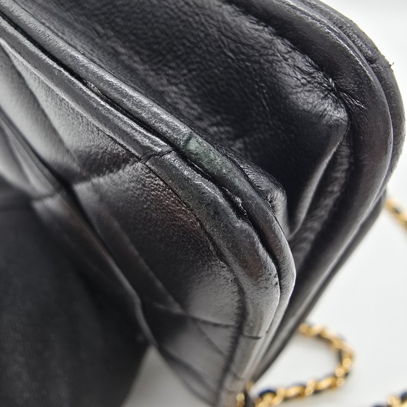 【經超級典】CHANEL WOC 牛皮 黑色 鏈條包-17