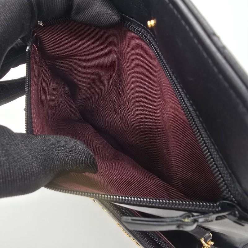 【經超級典】CHANEL WOC 牛皮 黑色 鏈條包-11
