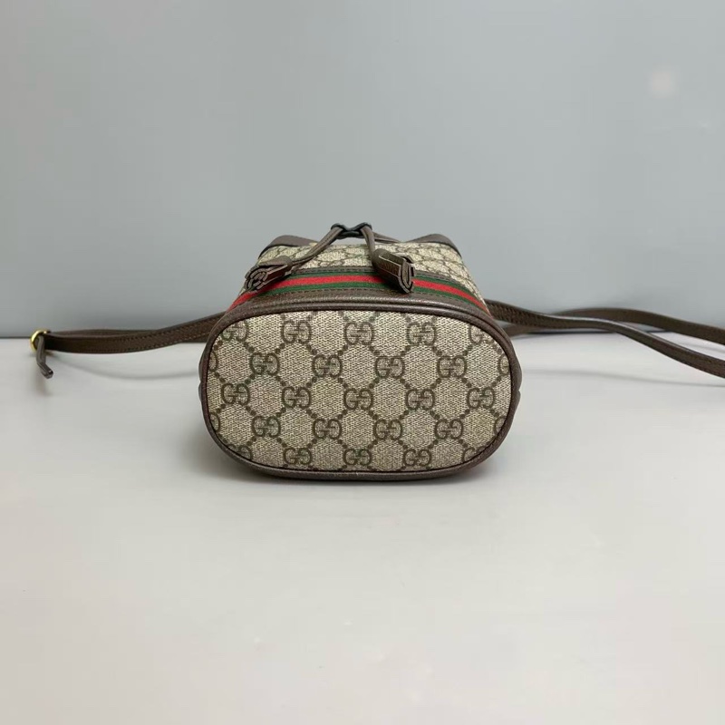 Gucci 古馳 Ophidia 老花 mini迷你小水桶包-4