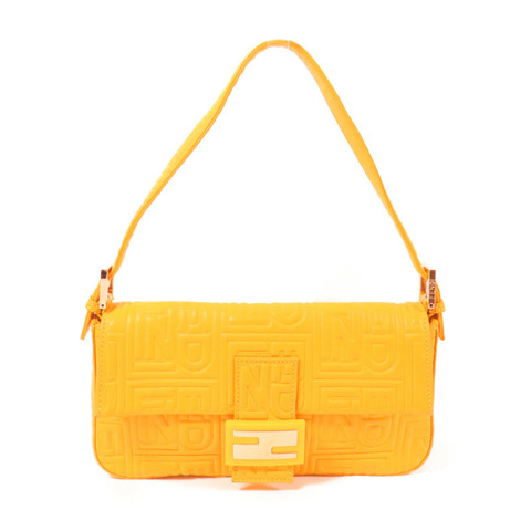 FENDI 牛皮皮革Shoulder Bag金扣肩背袋