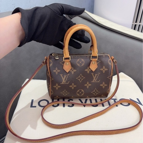 LV speedy nano 16*10*7.5 98新配件塵袋