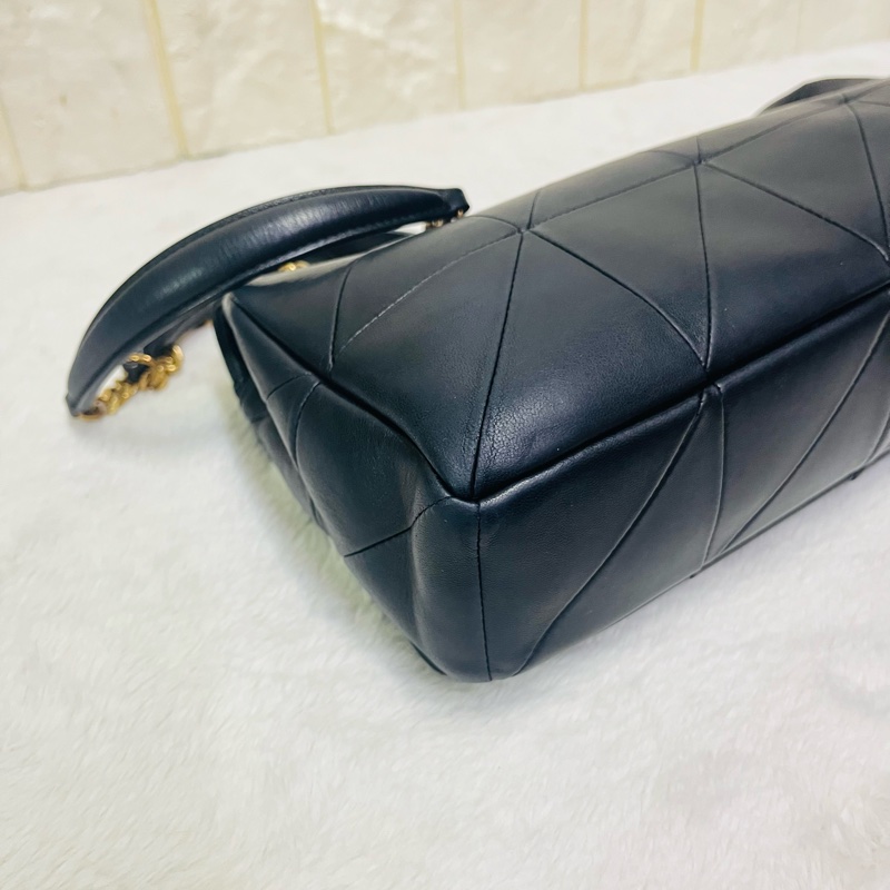 SAINT LAURENT YSL #型號 515821 JAMIE 中款 25CM鏈條包黑金-32