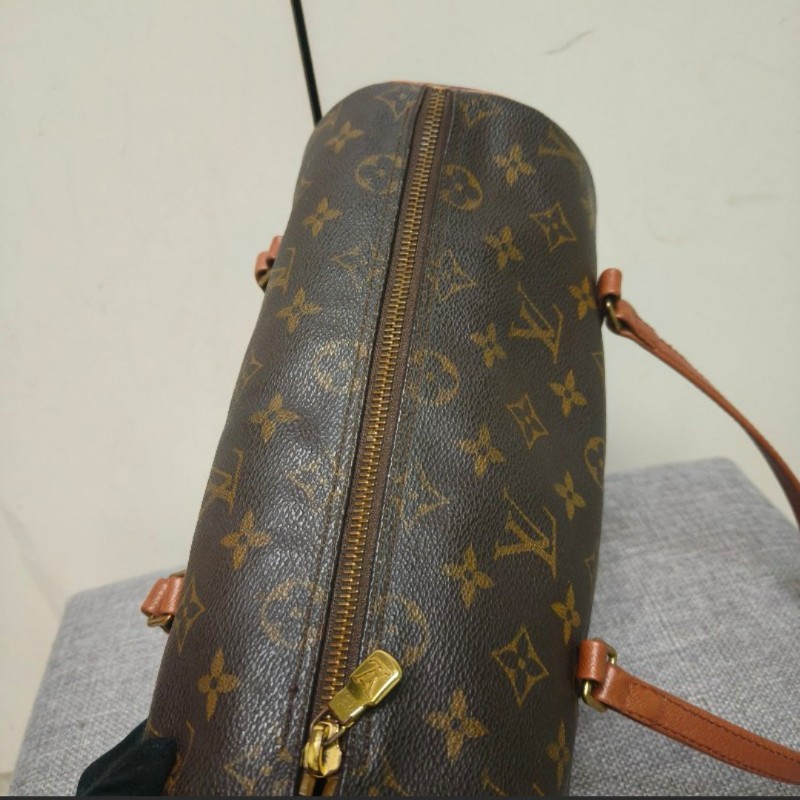 🔥年終狂降🔥【限時降價只到12/31(原13,800)】㊣✨Louis Vuitton✨(附防塵袋)路易威登 LV 老花 紅皮 巴比龍 26 圓筒包 手提包/二手精品/二手包/保證正品🌳二手樹屋🌳-6