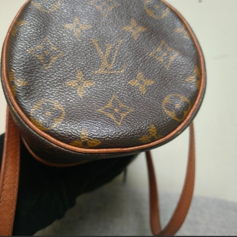 🔥年終狂降🔥【限時降價只到12/31(原13,800)】㊣✨Louis Vuitton✨(附防塵袋)路易威登 LV 老花 紅皮 巴比龍 26 圓筒包 手提包/二手精品/二手包/保證正品🌳二手樹屋🌳-9
