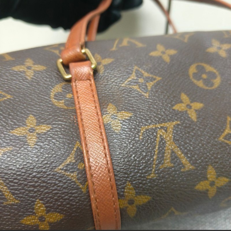 🔥年終狂降🔥【限時降價只到12/31（原13,800）】㊣✨Louis Vuitton✨（附防塵袋）路易威登 LV 老花 紅皮 巴比龍 26 圓筒包 手提包/二手精品/二手包/保證正品🌳二手樹屋🌳-15