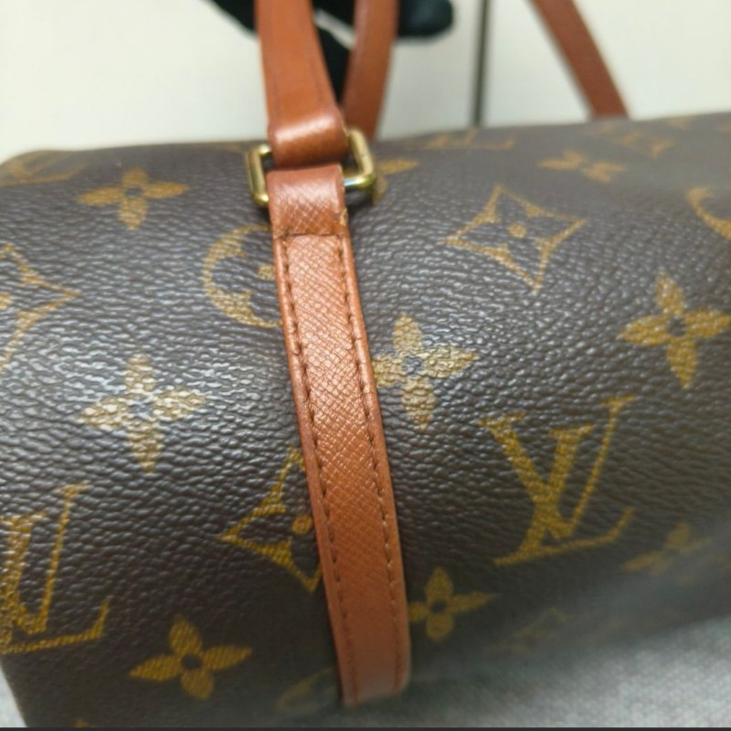 🔥年終狂降🔥【限時降價只到12/31（原13,800）】㊣✨Louis Vuitton✨（附防塵袋）路易威登 LV 老花 紅皮 巴比龍 26 圓筒包 手提包/二手精品/二手包/保證正品🌳二手樹屋🌳-17