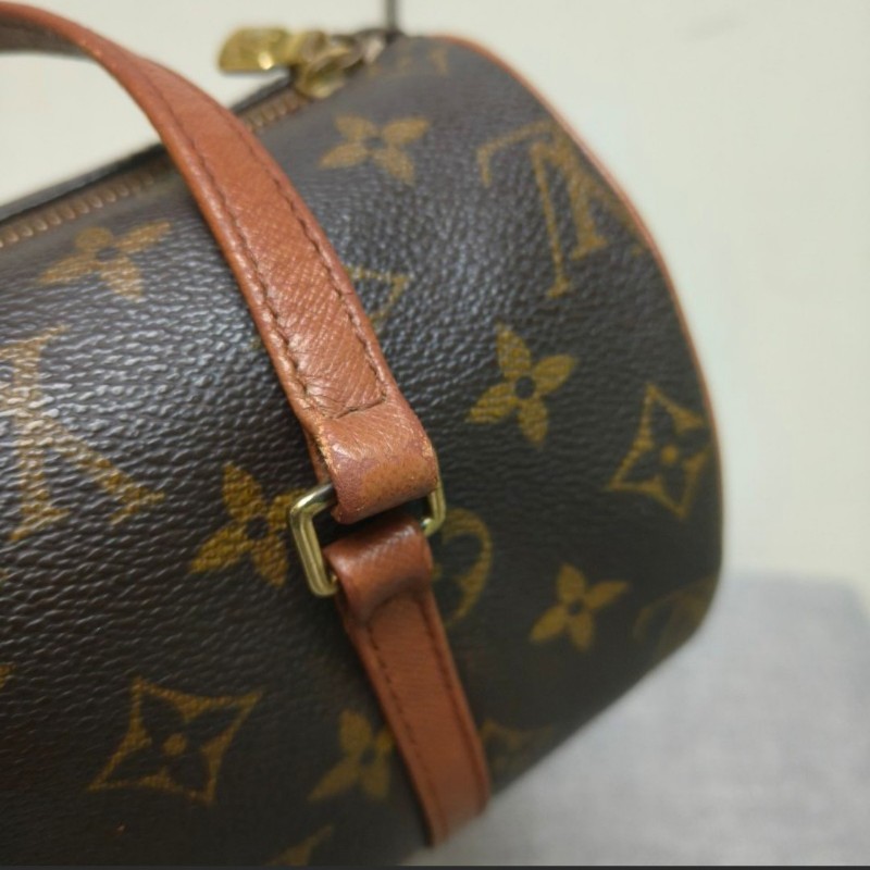 🔥年終狂降🔥【限時降價只到12/31（原13,800）】㊣✨Louis Vuitton✨（附防塵袋）路易威登 LV 老花 紅皮 巴比龍 26 圓筒包 手提包/二手精品/二手包/保證正品🌳二手樹屋🌳-18