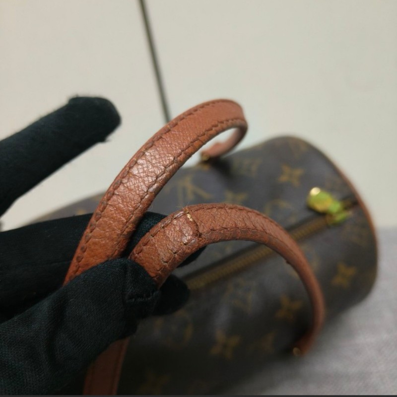 🔥年終狂降🔥【限時降價只到12/31(原13,800)】㊣✨Louis Vuitton✨(附防塵袋)路易威登 LV 老花 紅皮 巴比龍 26 圓筒包 手提包/二手精品/二手包/保證正品🌳二手樹屋🌳-24