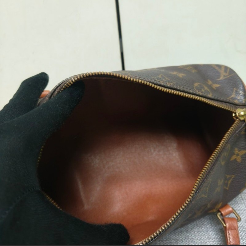 🔥年終狂降🔥【限時降價只到12/31(原13,800)】㊣✨Louis Vuitton✨(附防塵袋)路易威登 LV 老花 紅皮 巴比龍 26 圓筒包 手提包/二手精品/二手包/保證正品🌳二手樹屋🌳-28