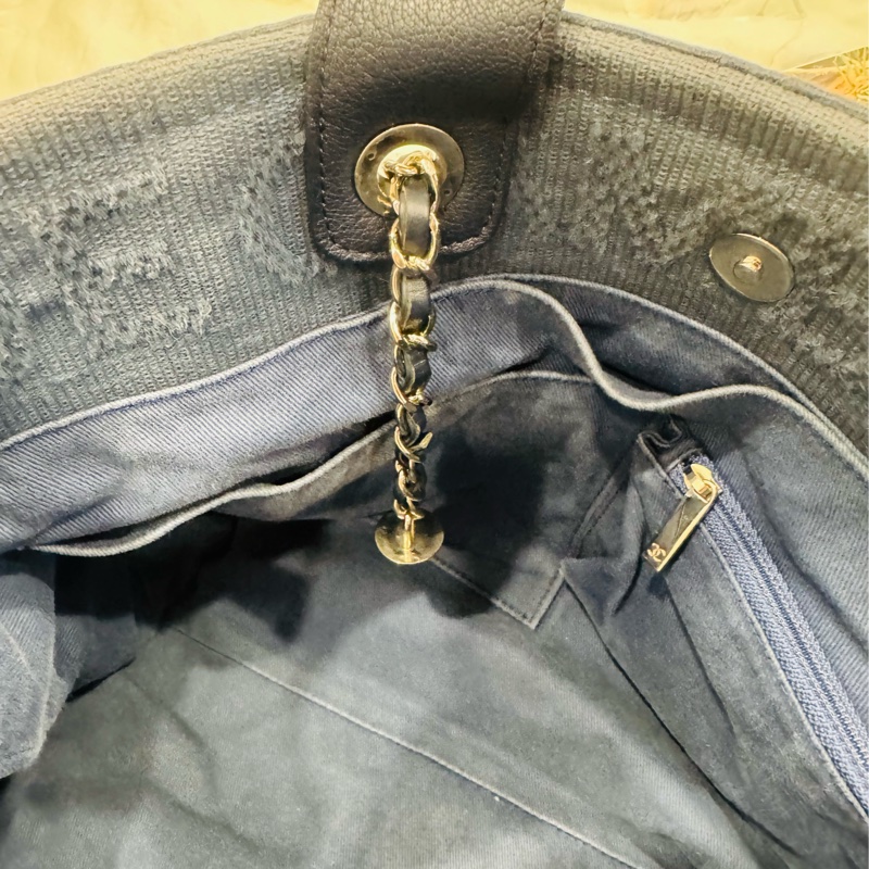 Chanel 牛仔丹寧包 沙灘包-16
