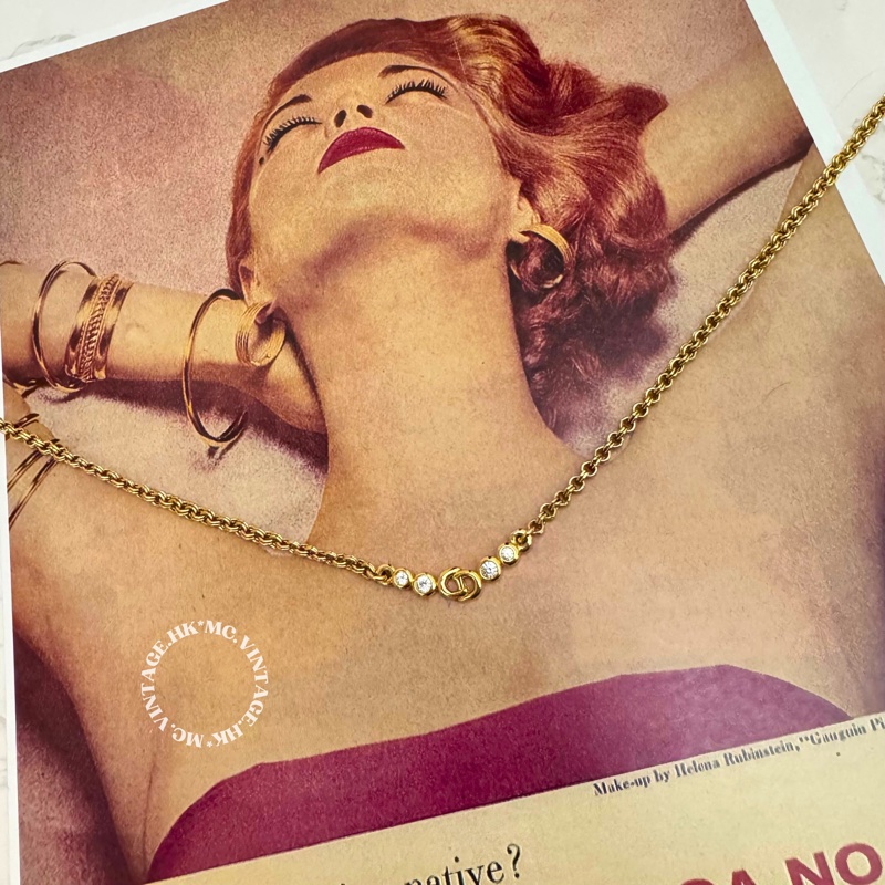 Dior Vintage Necklace 中古 鎖骨鏈-0