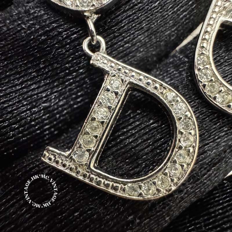 Dior CD Earrings 耳針 耳環 吊字-4