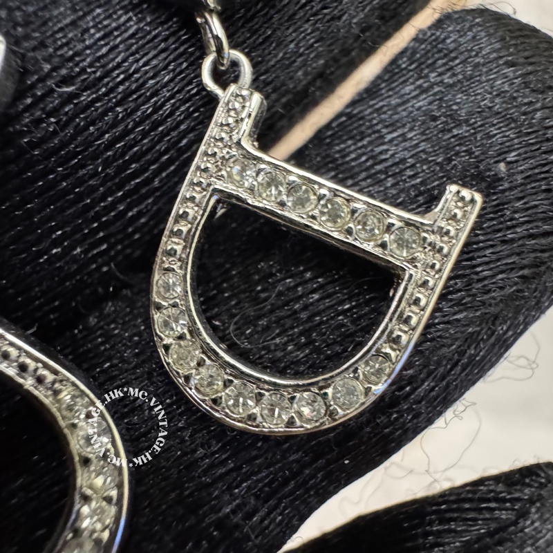 Dior CD Earrings 耳針 耳環 吊字-6