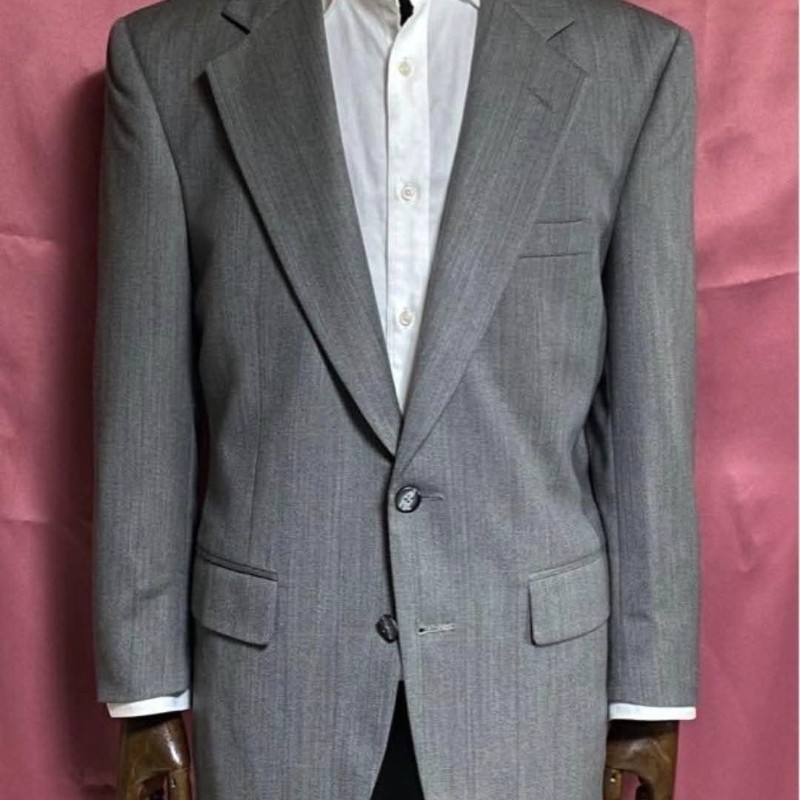 💼【LANVIN 處女羊毛灰色西裝套裝｜巴黎經典老牌｜極簡高級感】-1