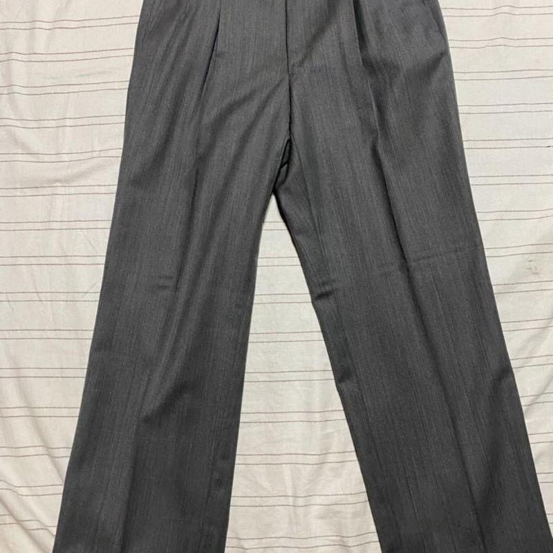 💼【LANVIN 處女羊毛灰色西裝套裝｜巴黎經典老牌｜極簡高級感】-5