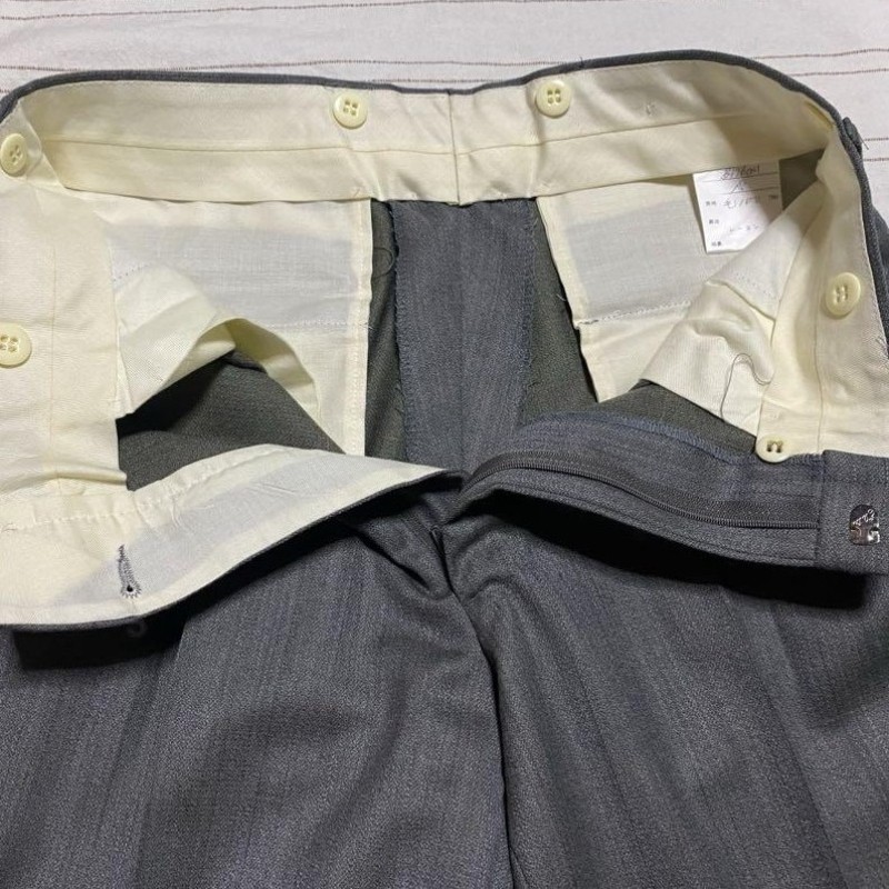 💼【LANVIN 處女羊毛灰色西裝套裝｜巴黎經典老牌｜極簡高級感】-7