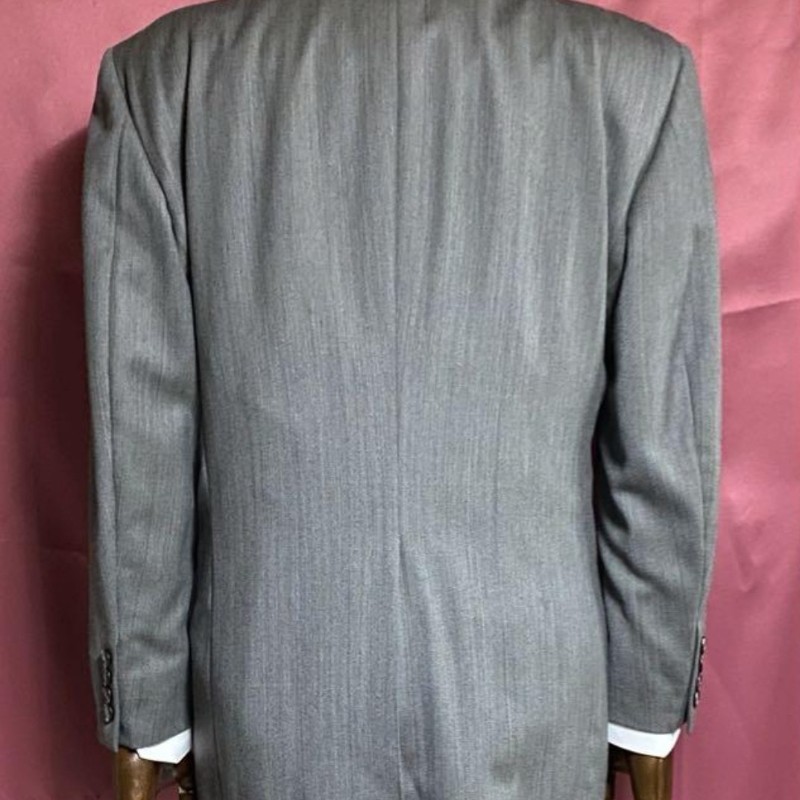 💼【LANVIN 處女羊毛灰色西裝套裝｜巴黎經典老牌｜極簡高級感】-16