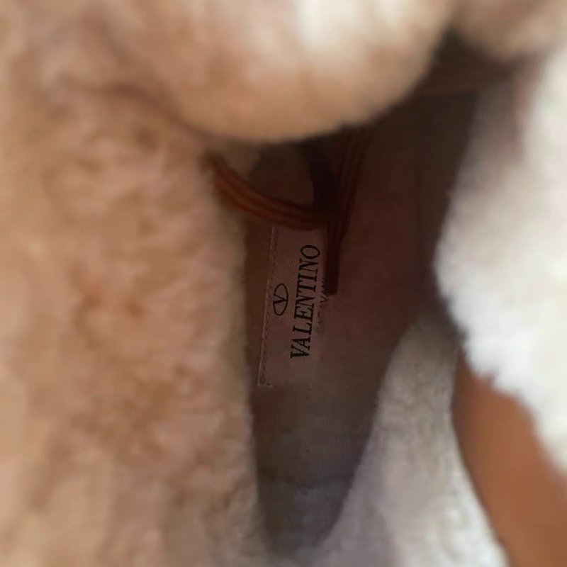 Valentino 厚底皮短靴 35.5號全新未穿過 原價四萬五左右-6