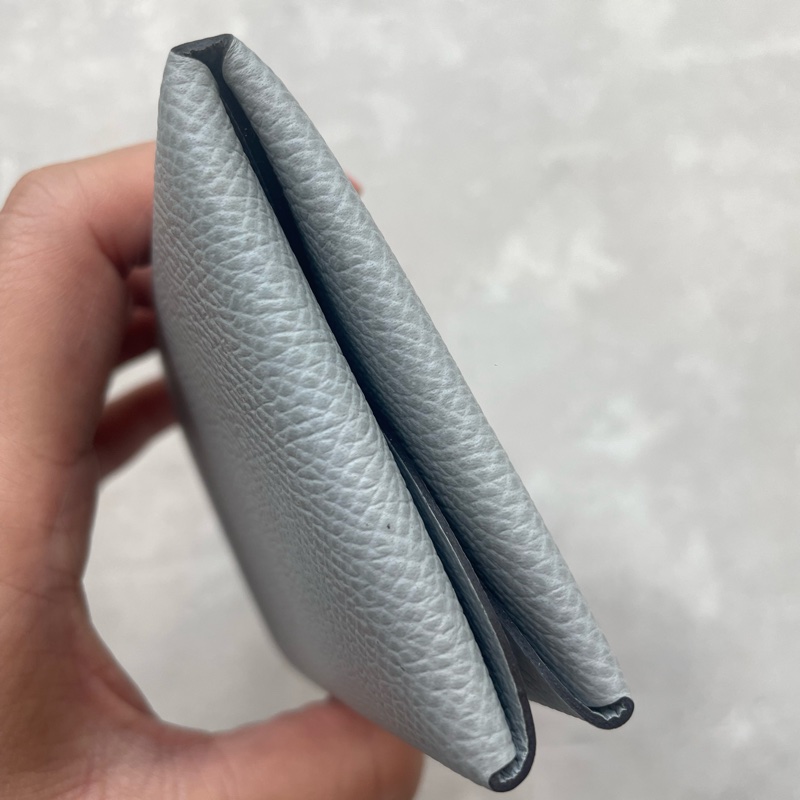 愛馬仕 Hermes 冰川藍 Caivi Duo 卡片夾-14