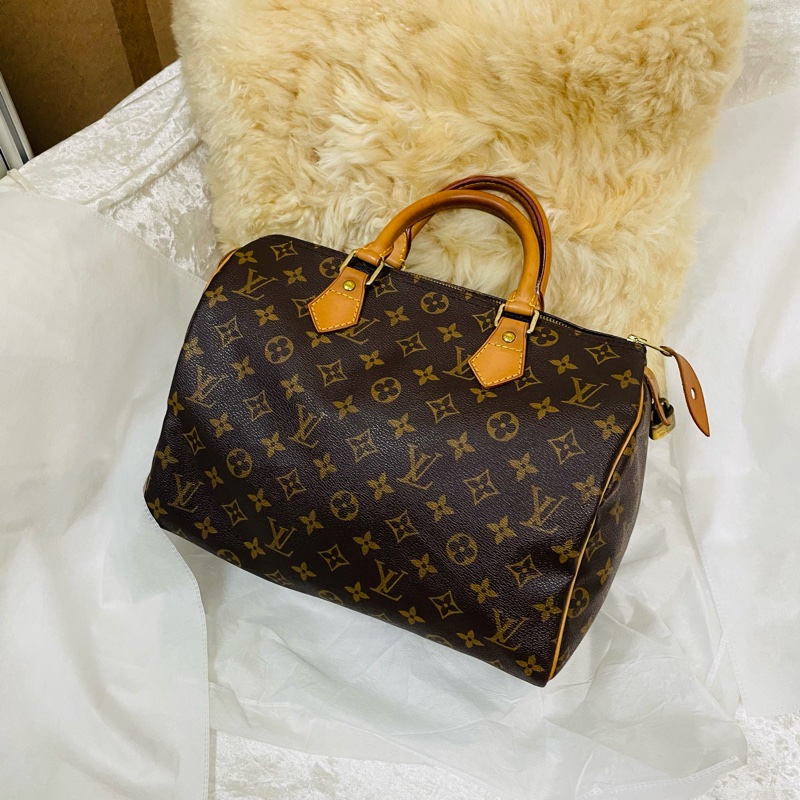 Lv speedy 30 老花枕頭包-7