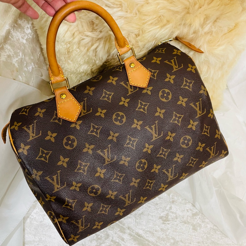Lv speedy 30 老花枕頭包-8