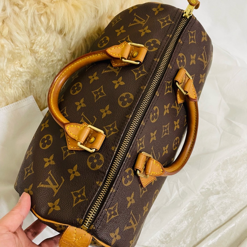 Lv speedy 30 老花枕頭包-16