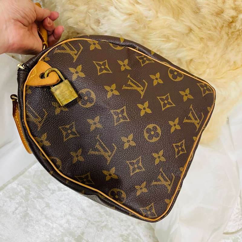 Lv speedy 30 老花枕頭包-17